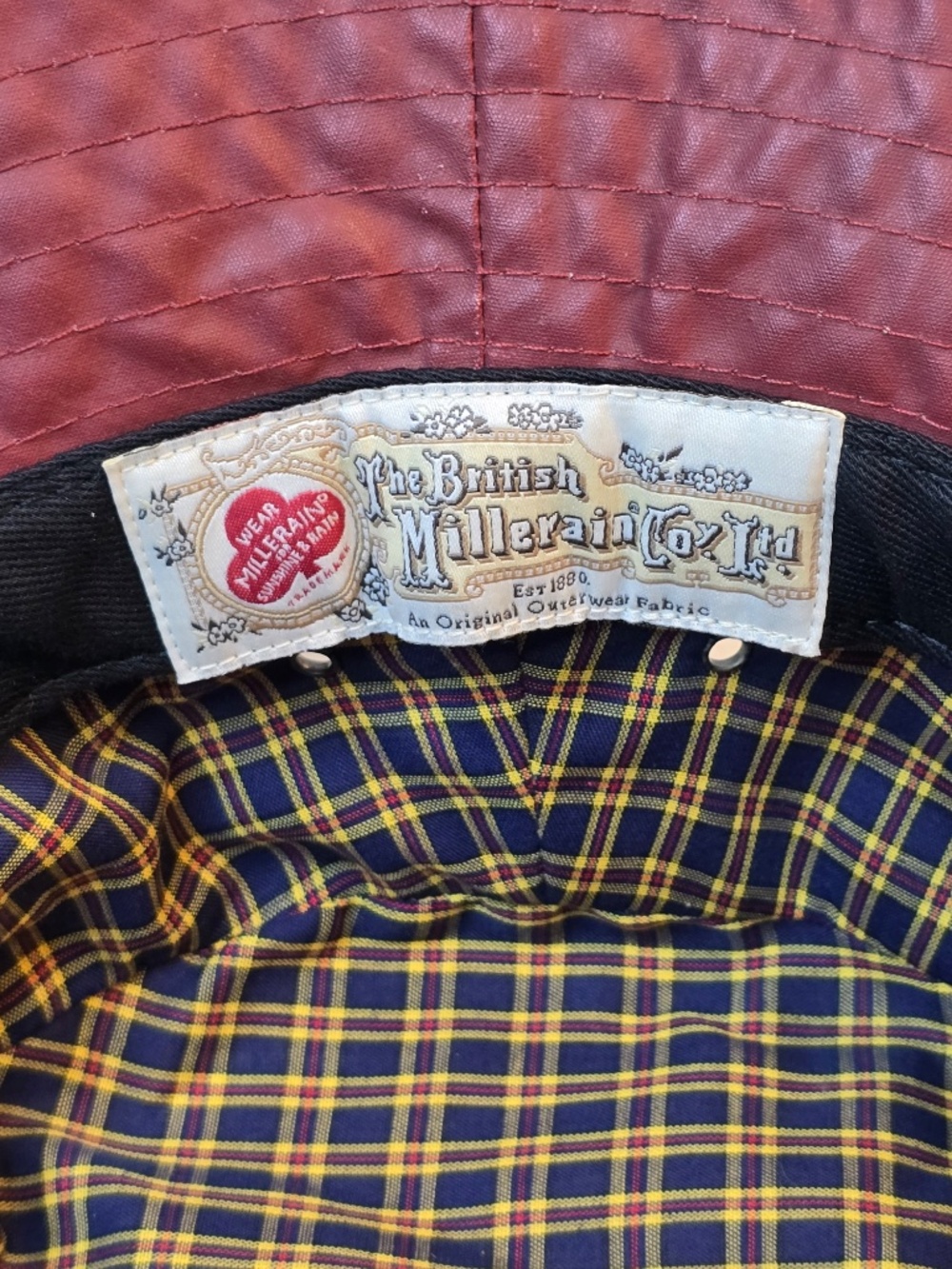 Vintage British Millerain Waxed Cotton Bucket Hat - Picture 5 of 6